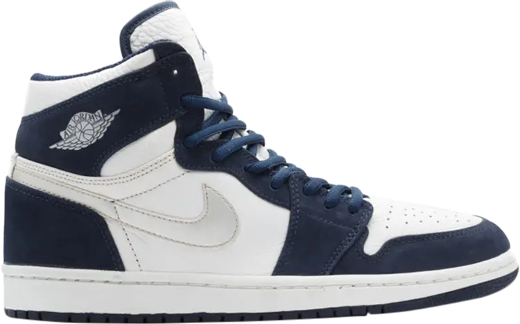 

Кроссовки Air Jordan 1 Retro High CO.JP Midnight Navy 2001, синий, Синий;черный, Кроссовки Air Jordan 1 Retro High CO.JP Midnight Navy 2001, синий