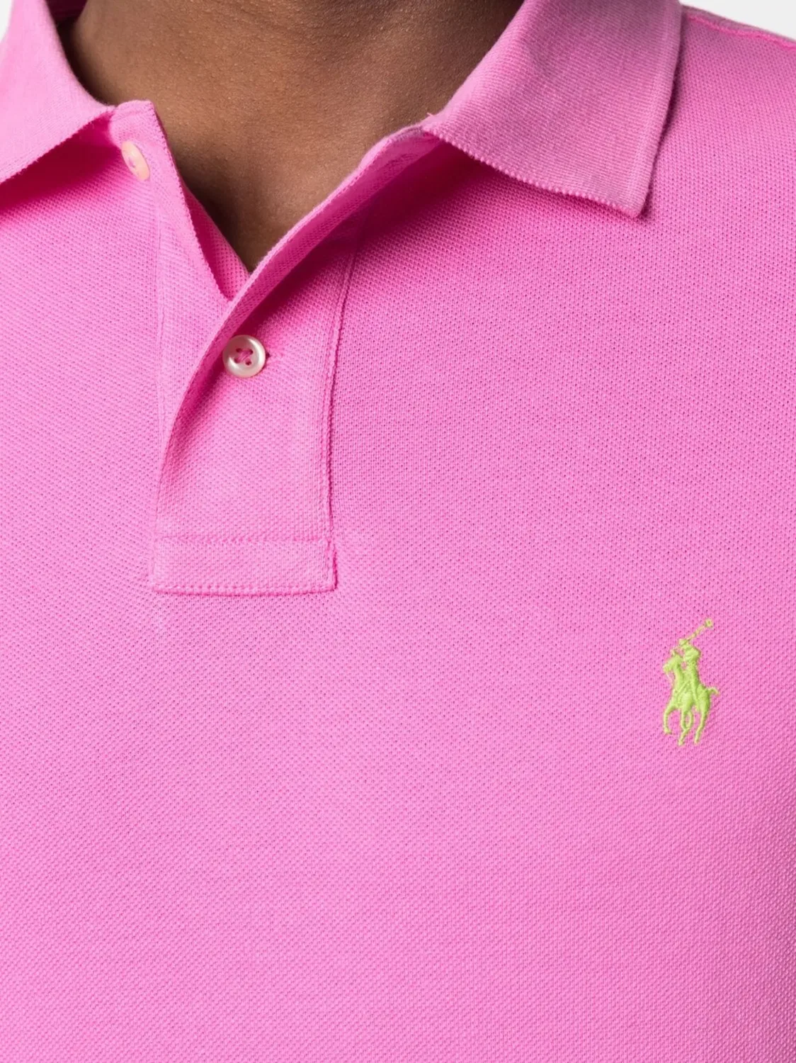 Поло с символическим лого Pony Polo Ralph Lauren, розовый — фото 3