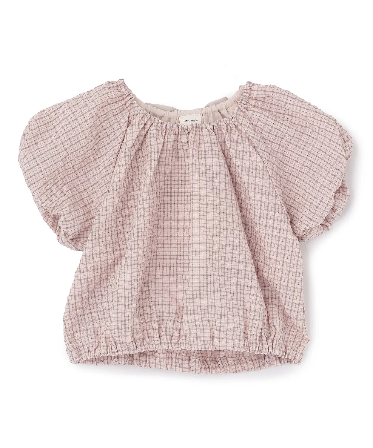 Детская блуза с рукавом-фонарик, с длинным рукавом модель Balloon, petit main, Light Pink