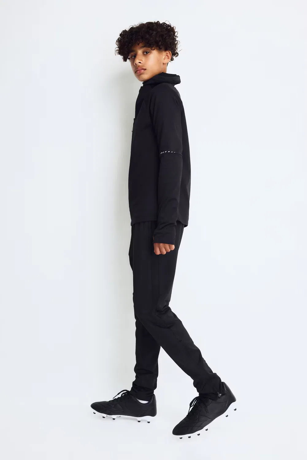 Футбольные брюки с технологией Drymove H&M, Schwarz — фото 4