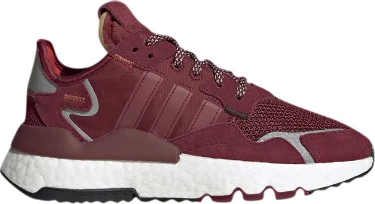 

Кроссовки Adidas 3M x Nite Jogger J 'Burgundy', красный