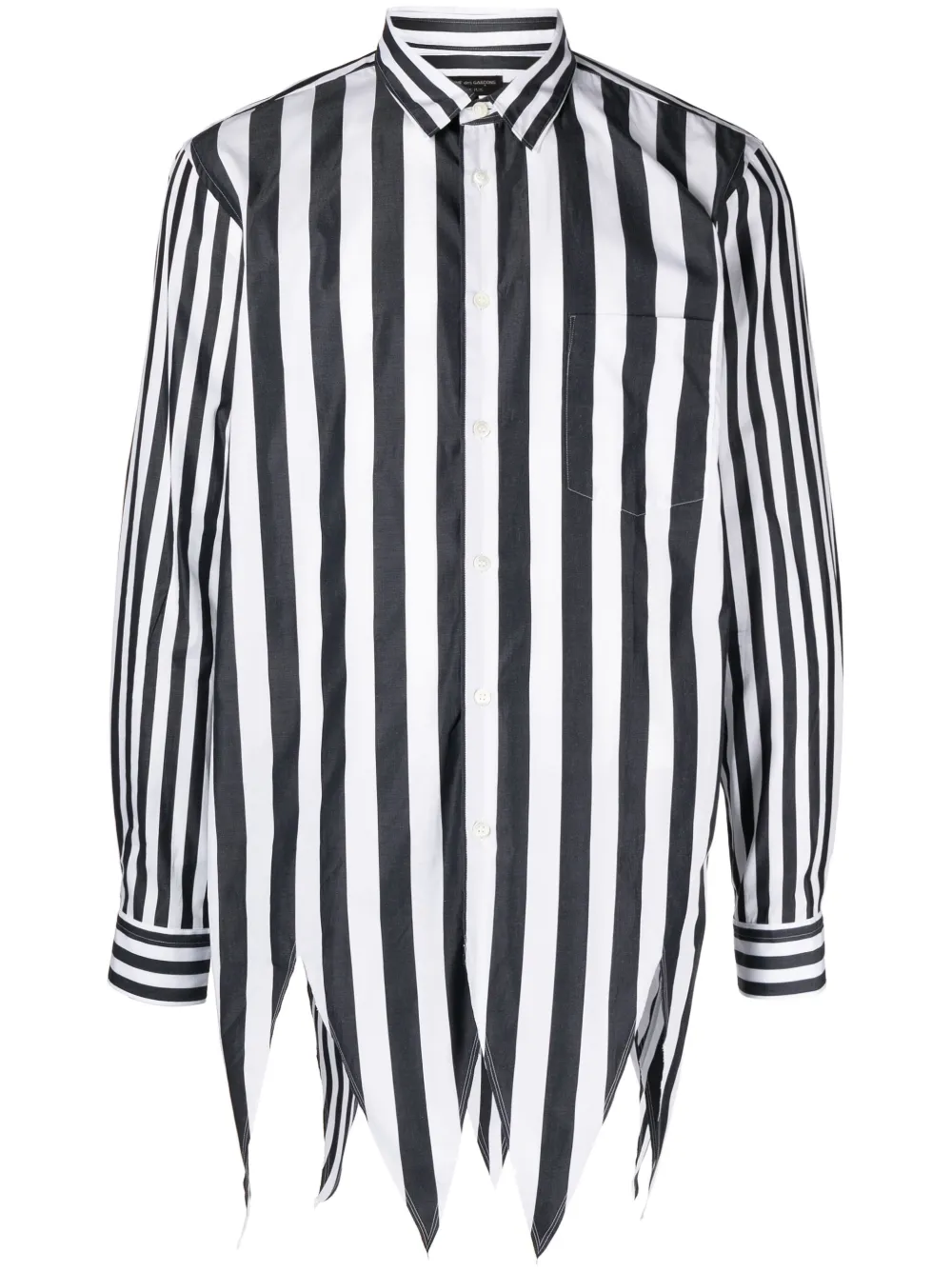 

Полосатая рубашка с длинными рукавами Comme des Garçons Homme Plus, белый