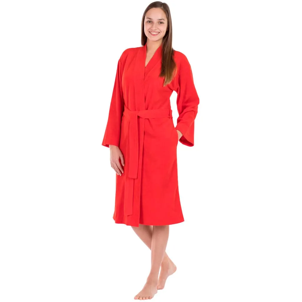 

Женский банный халат из махровой ткани Jersey, особенно легкий, дорожный халат Framsohn Frottier, алый