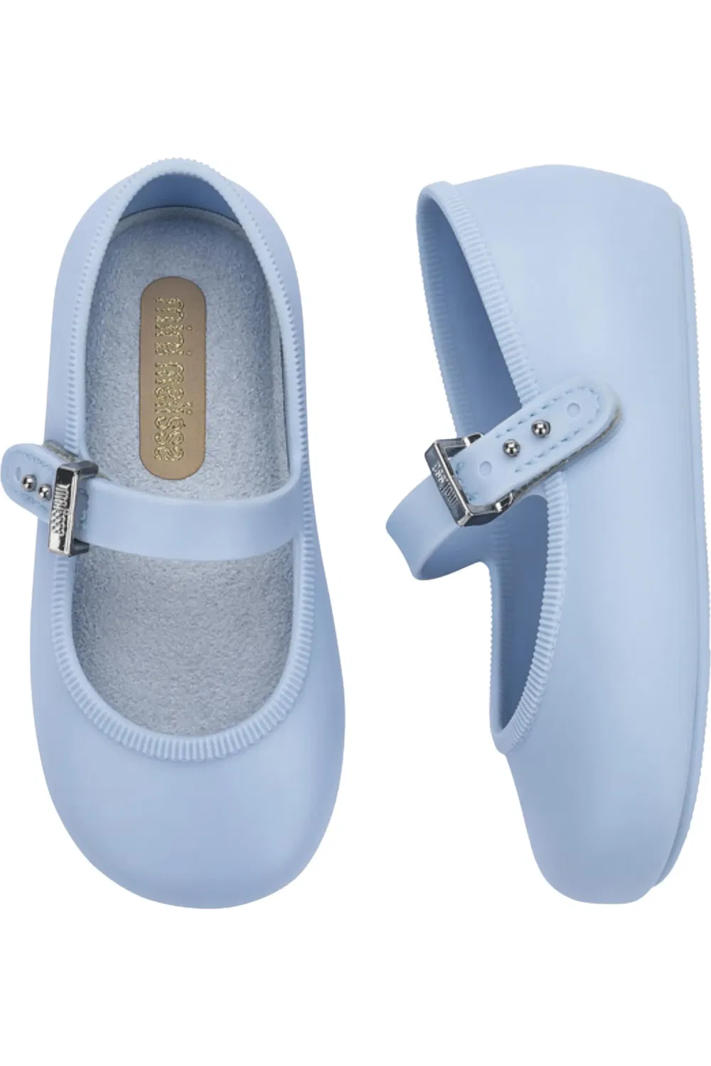 Балетки детские водонепроницаемые Soft Ballerina Mini Melissa, светло-голубой — фото 3