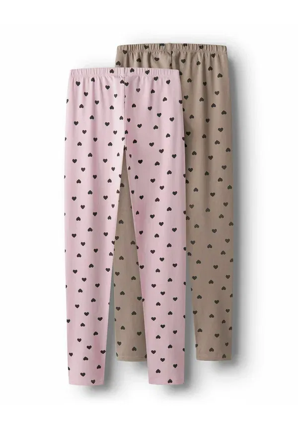 Комплект леггинсов с принтом Leggings 2 pack aop Two Soon, mocha meringue, мокко — фото 4