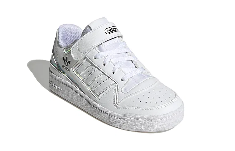 Детские кроссовки для скейтбординга с низким верхом FORUM Low White Adidas Originals, Белый — фото 4