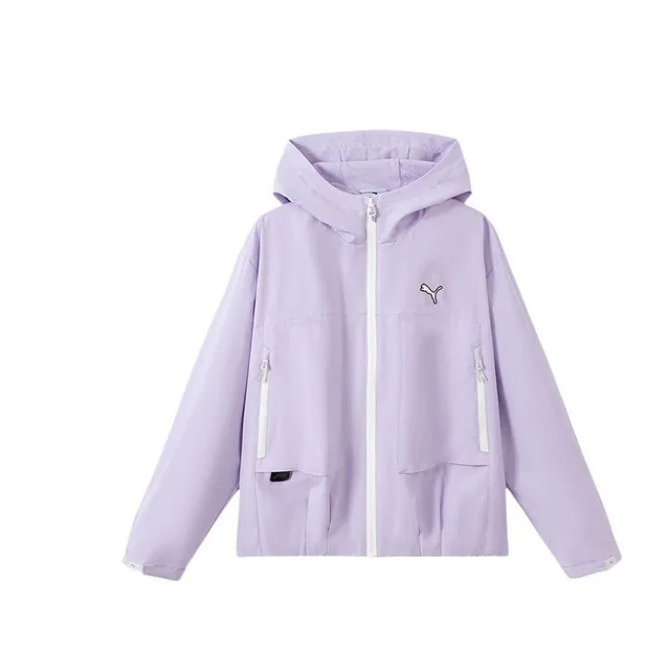 Детская куртка с капюшоном PUMA, Pink Purple 70002