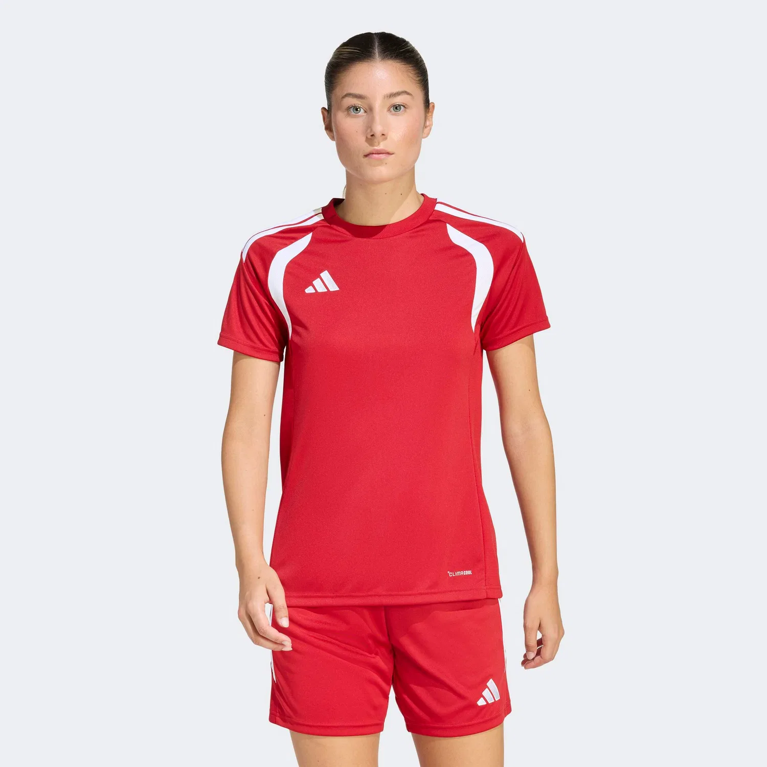 Футболка Adidas Performance Shirt Tiro26 League красного цвета — фото 4