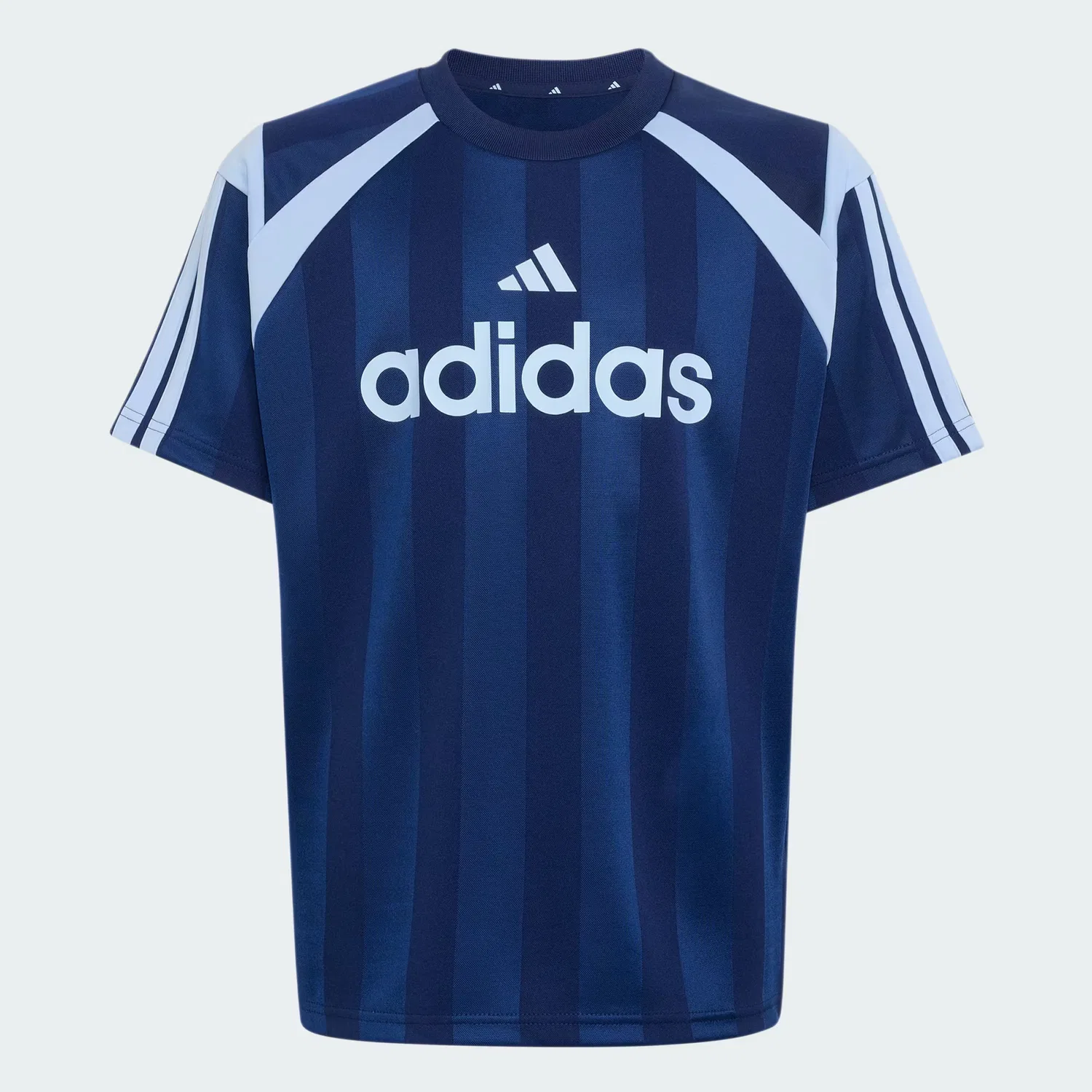 Детская футболка свободного кроя House of Tiro Adidas Sportswear, темно-синий/ярко-синий