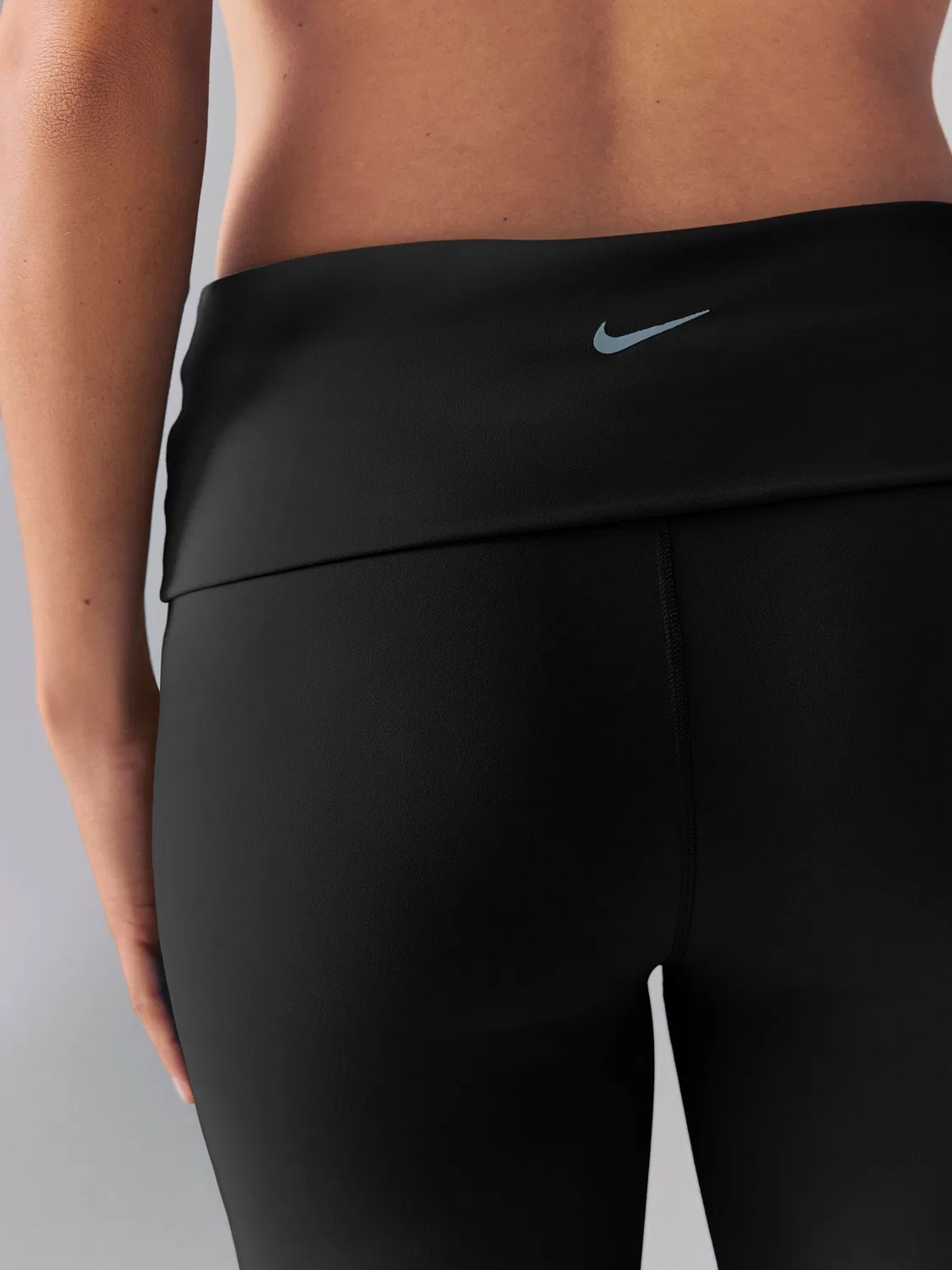 Леггинсы с высокой посадкой Nike One, черные — фото 3