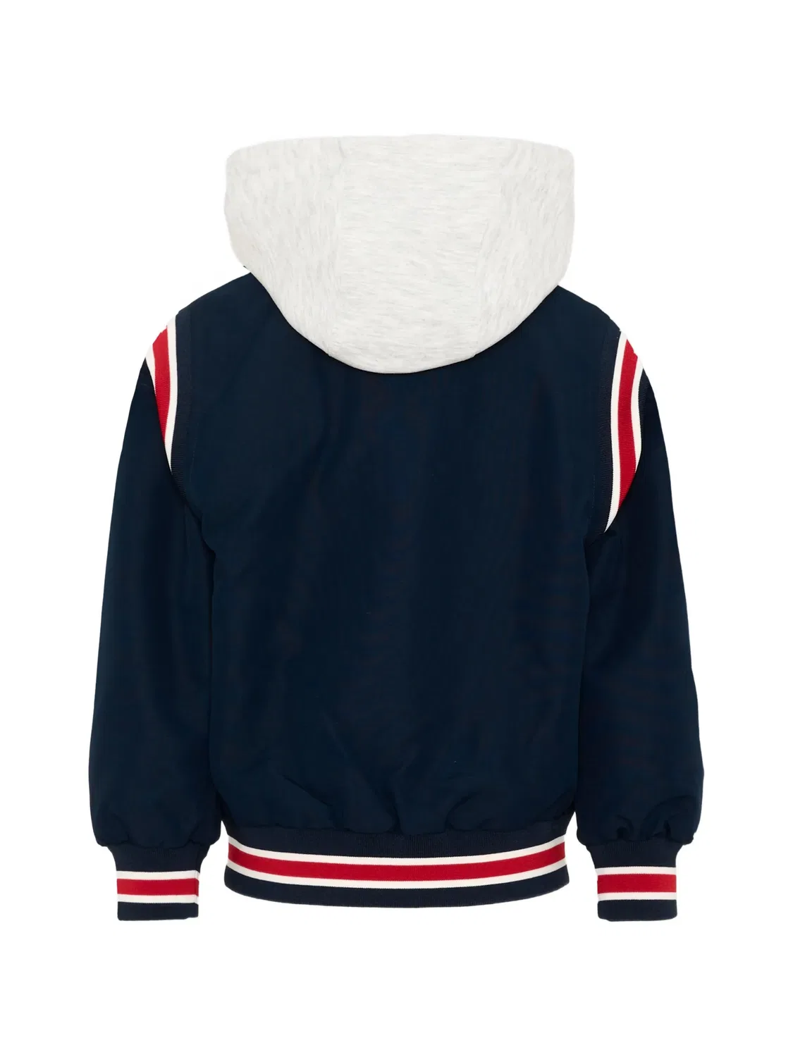 Бомбер с капюшоном Tommy Hilfiger Junior, синий — фото 2