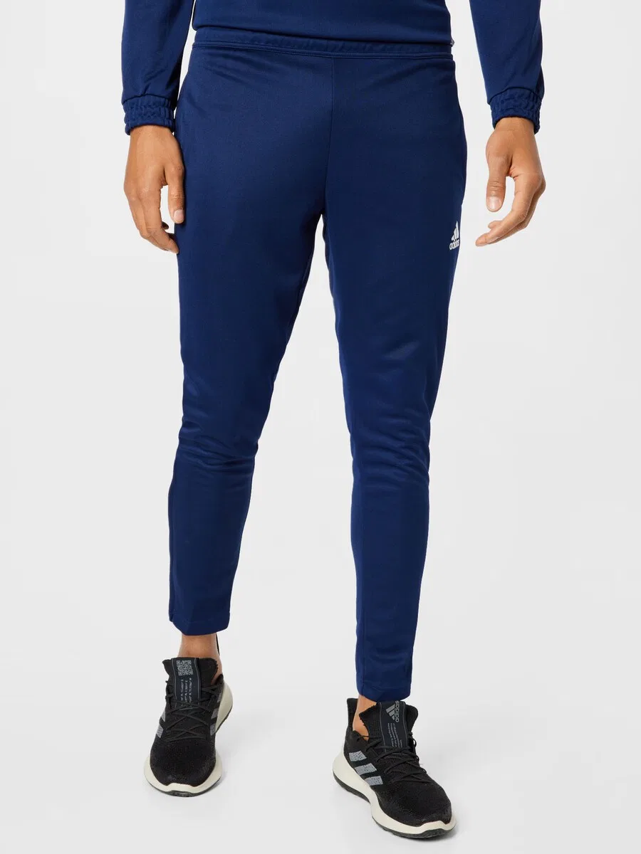 Спортивные брюки ADIDAS PERFORMANCE Slim fit 'Entrada 22' темно-синего цвета — фото 2