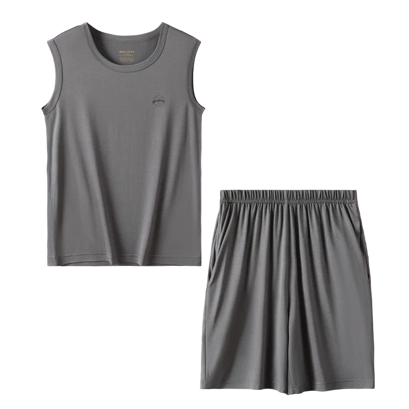 Детский комплект для отдыха Minimalist Style青春活力 Hodo Loungewear 2 Piece Set Teenagers Red bean, Dark Gray