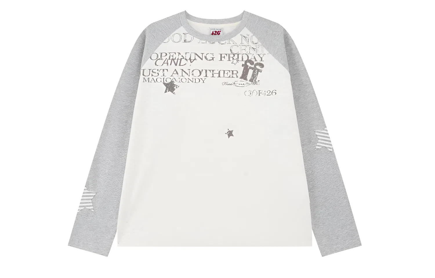 Детская футболка с круглым вырезом Unisex Crew Neck F426, Heather Gray Light Gray