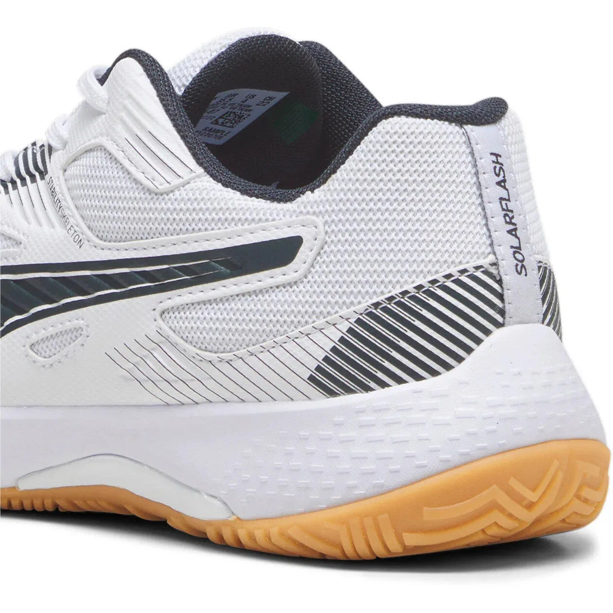 Детские кроссовки для Indoor-Sport Solarflash Jr II Puma, Weiss Grau — фото 4