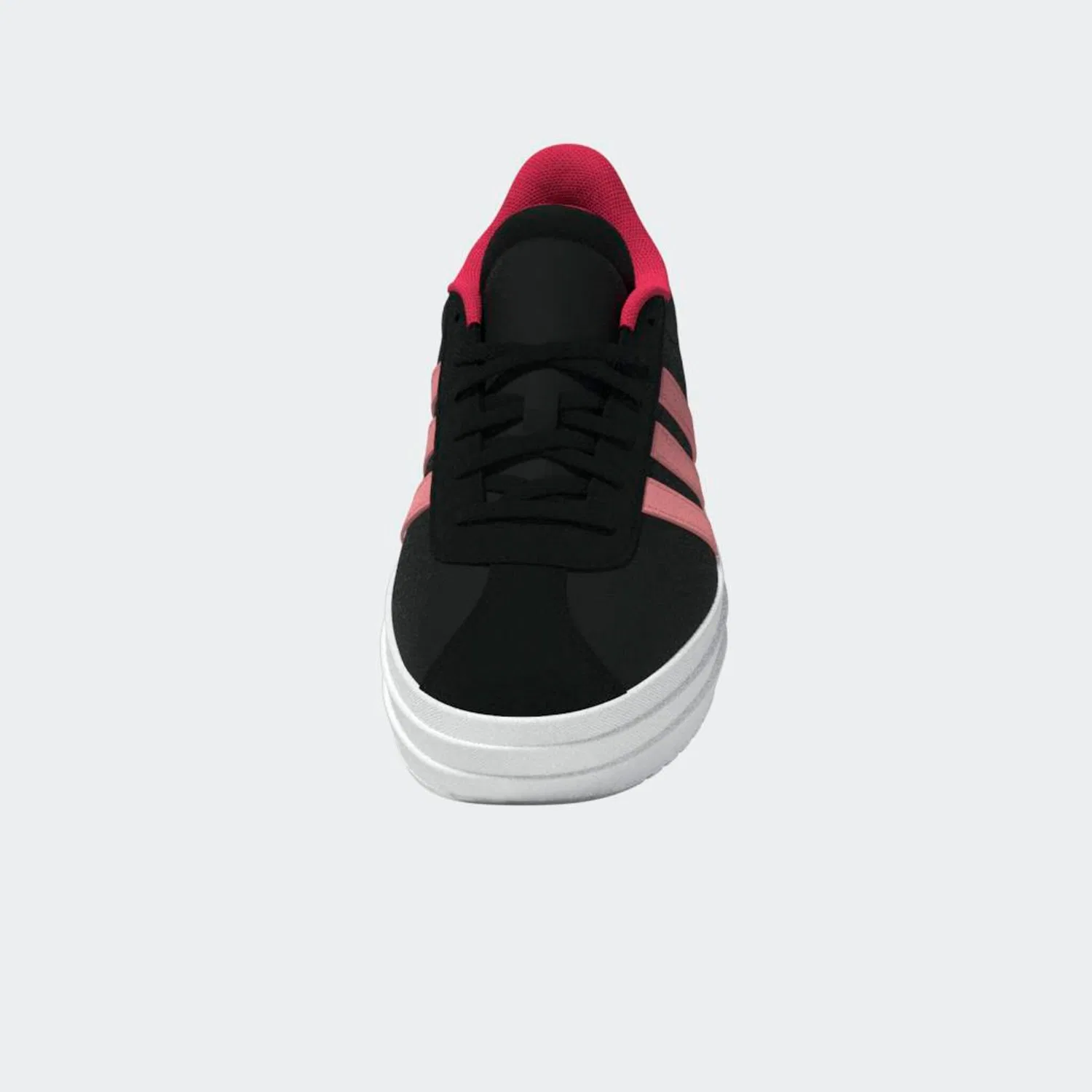 Детские кеды на платформе с Т-образным носком Adidas Sportswear, Core Black/Semi Frozen Turbo/Pure Turbo — фото 4
