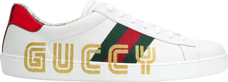 

Кроссовки Gucci Ace Low Guccy Print, белый