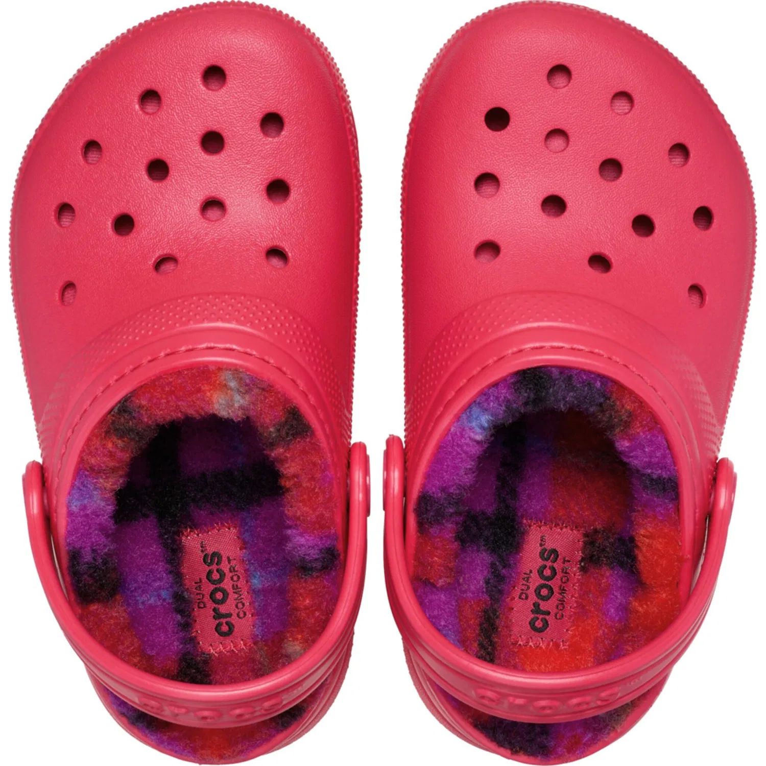 Детские сабо с подкладкой Crocs, Red — фото 3