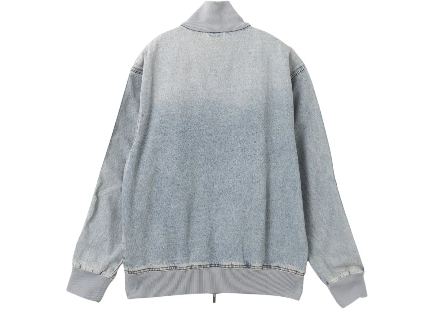 Женская куртка с джинсовой отделкой Track Top Adidas, Light Indigo Denim — фото 2