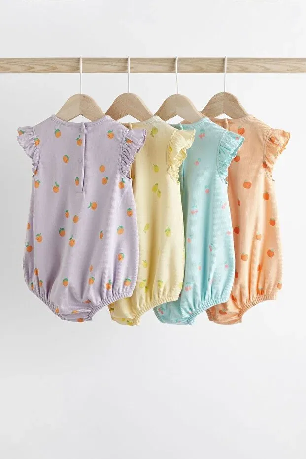Детский комбинезон-боди с принтом Pastel Fruit Pattern Next Baby, Multicolor — фото 2