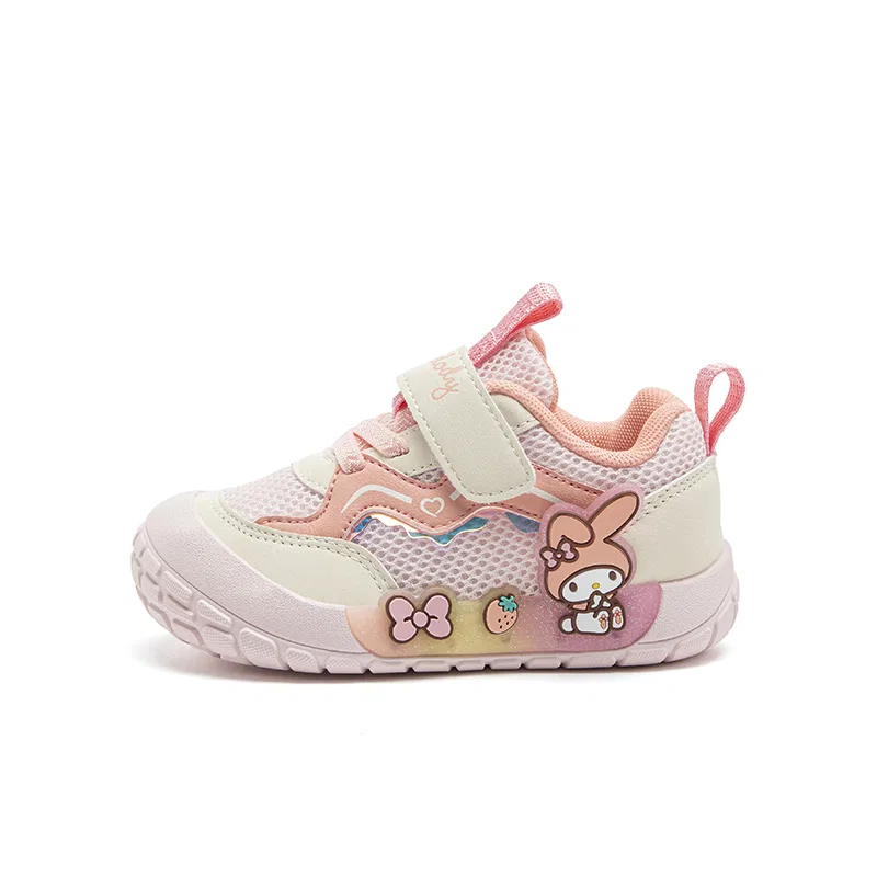 Детские кроссовки с принтом Hello Kitty My Melody Sanrio, Apricot Pink