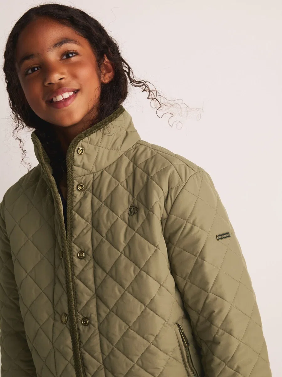 Куртка Superdry & Co для межсезонья, цвет хаки — фото 4