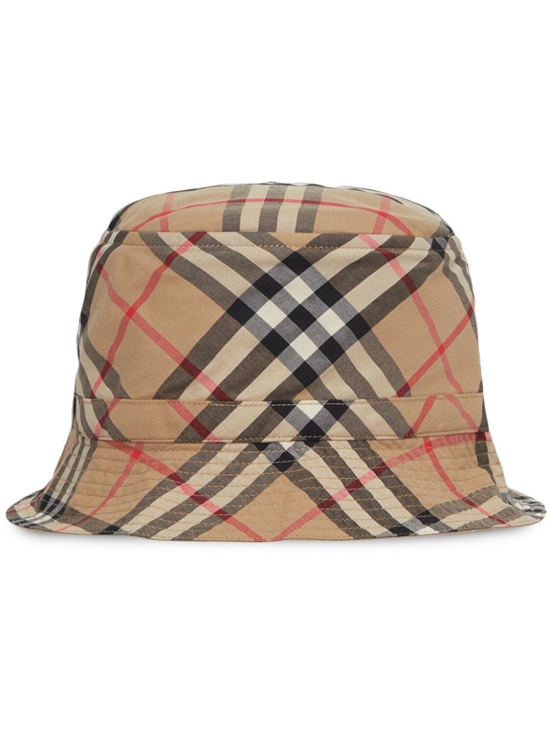 

Burberry Kids панама в клетку Vintage Check, коричневый