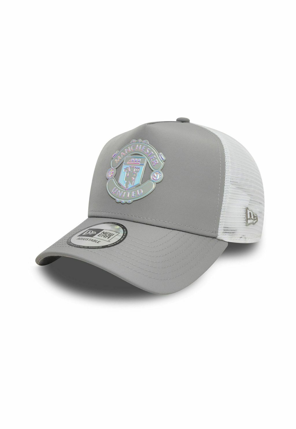 

Бейсболка TRUCKER IRIDESCENT MANCHESTER UNITED New Era, серый