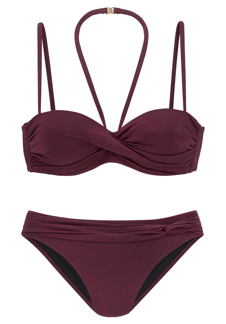

Бикини на косточках LASCANA Bandeau Bikini, красный