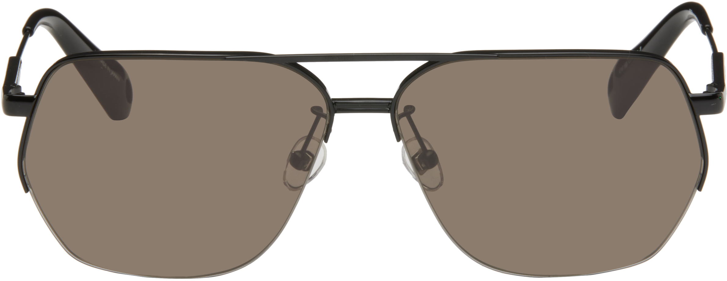 

Солнцезащитные очки Les lunettes Aviador JACQUEMUS, черный