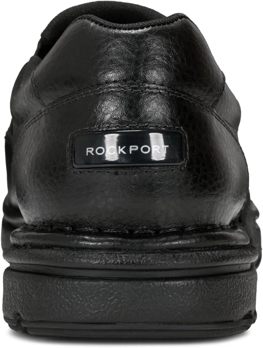 Мужские туфли Rockport Eureka без шнурков, Black Leather — фото 2