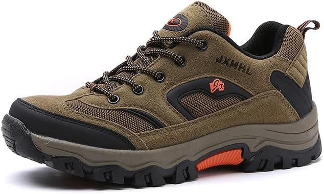 

Мужская походная обувь Легкие противоскользящие туфли для прогулок на открытом воздухе, дышащие удобные кроссовки для мужчин, нескользящие повседневные кроссовки Qacksv, хаки