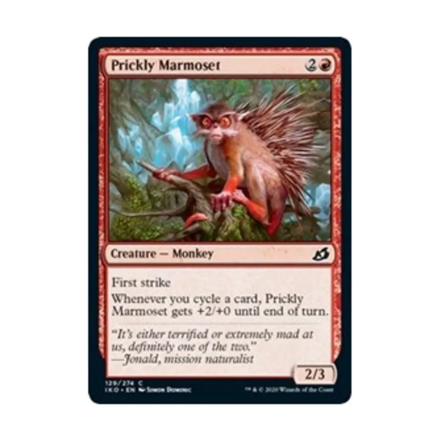 

CCG Колючая мартышка (С), MTG - Ikoria - Lair of Behemoths