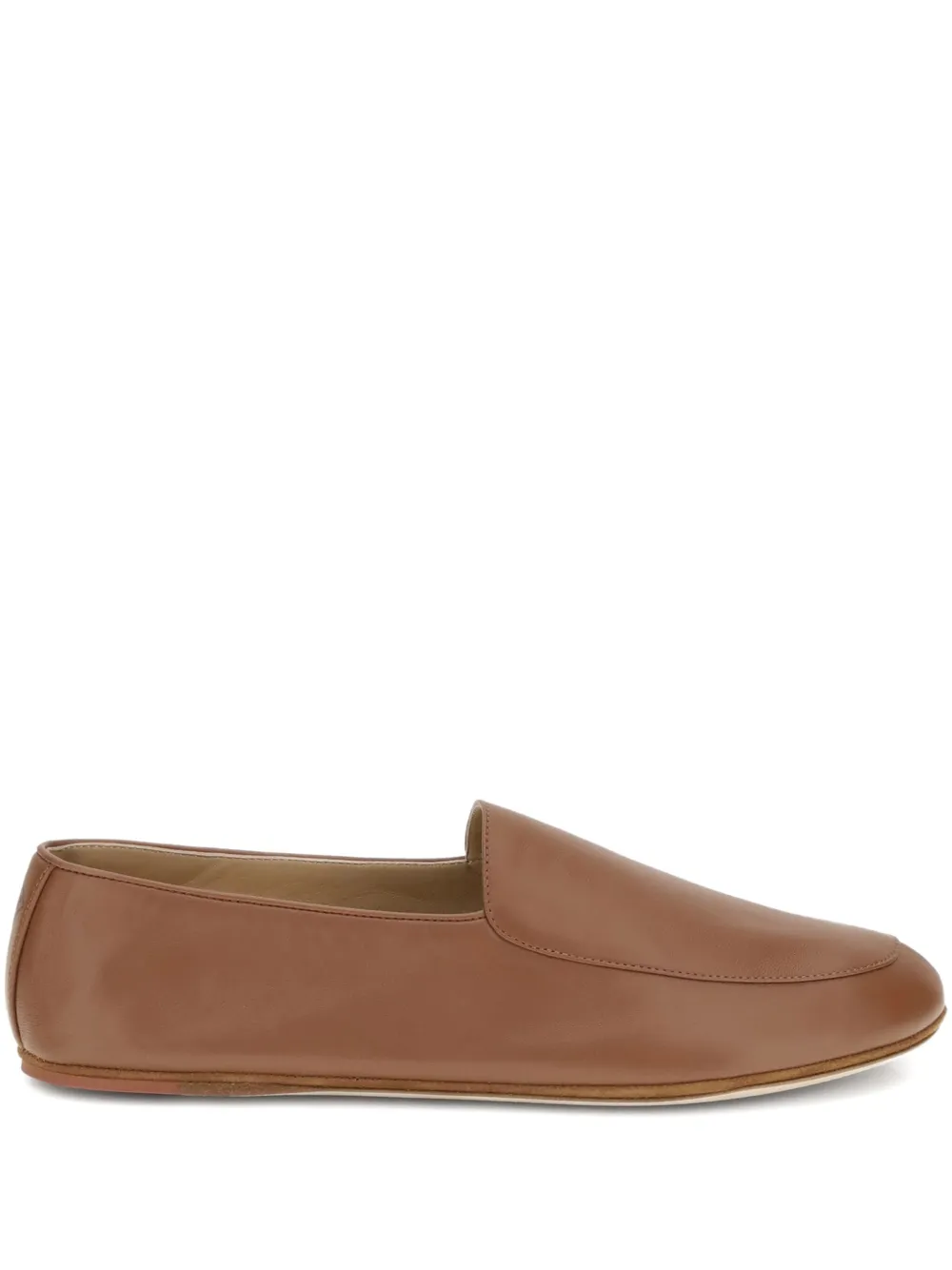 Кожаные мокасины Loro Piana, коричневый