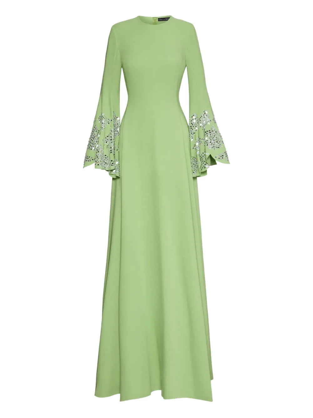 

Декорированное платье макси Oscar de la Renta, зеленый