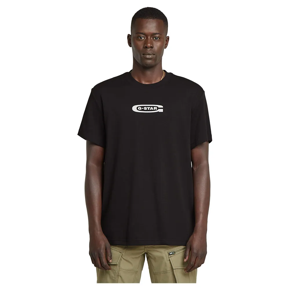 

Футболка с коротким рукавом G-Star Old Skool Logo, черный