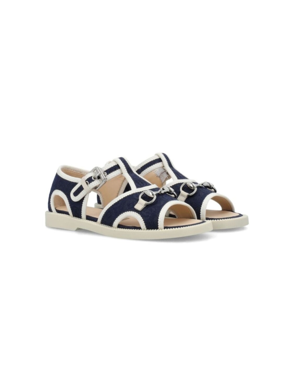

Gucci Kids сандалии с пряжкой Horsebit, синий
