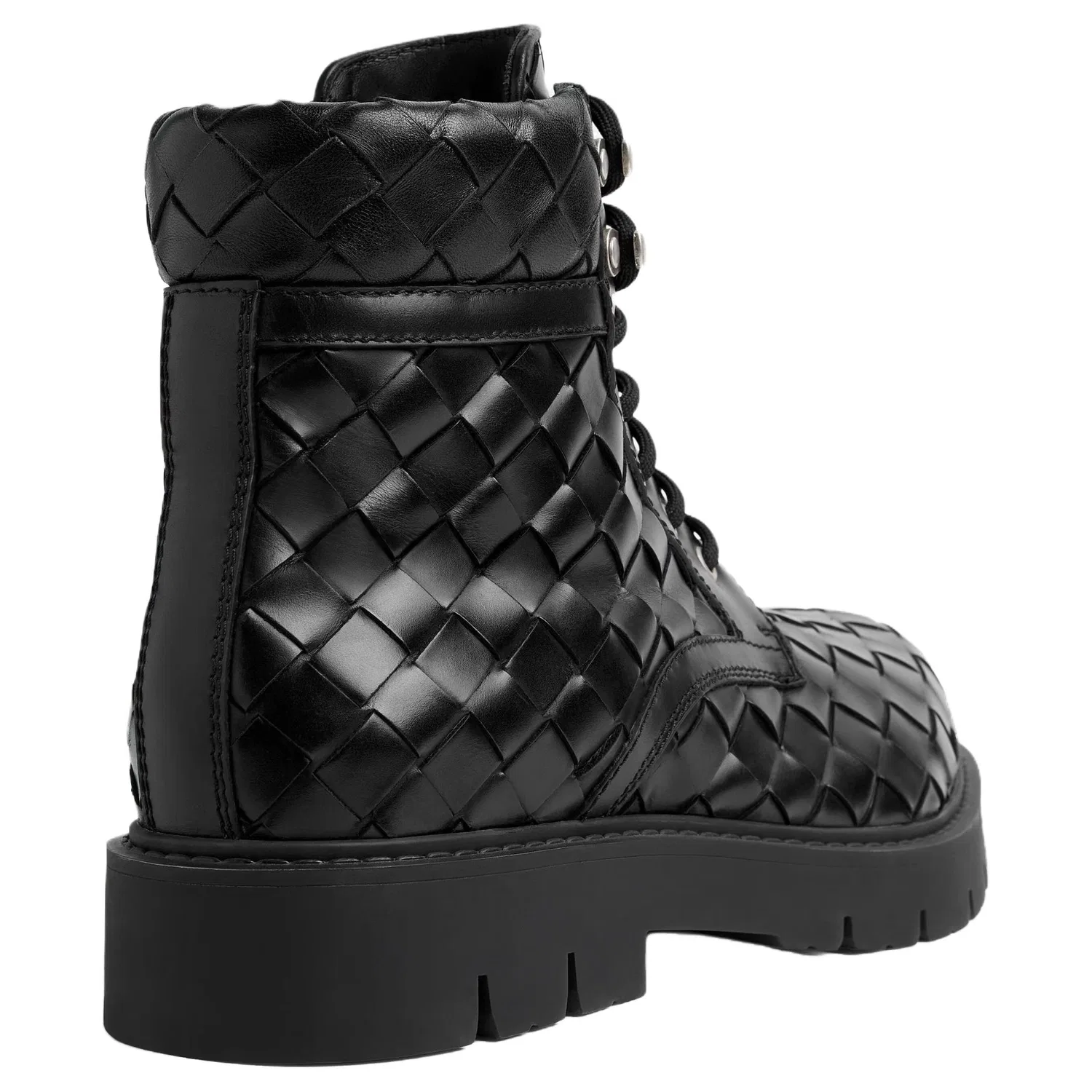 Ботильоны с плетением Bottega Veneta Black — фото 4