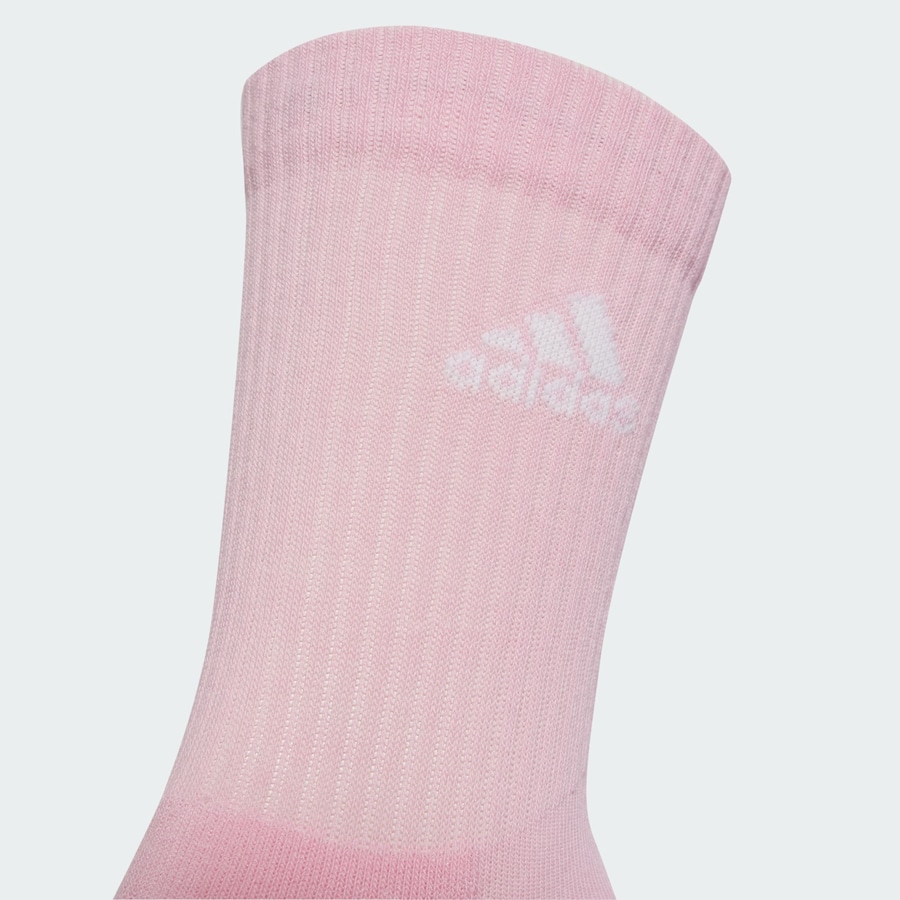 Спортивные носки ADIDAS PERFORMANCE Cushioned Crew 3 Pairs, розовый/белый — фото 4