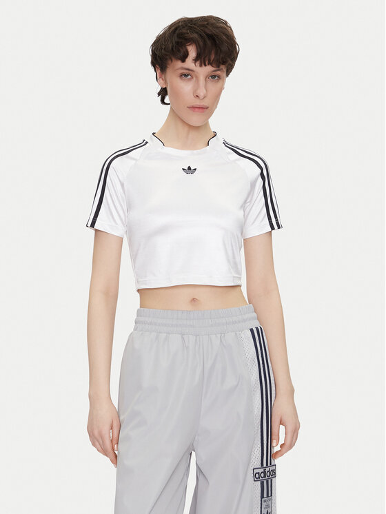 

Облегающая футболка adicolor Teamgeist Baby JD0269 Adidas, белый