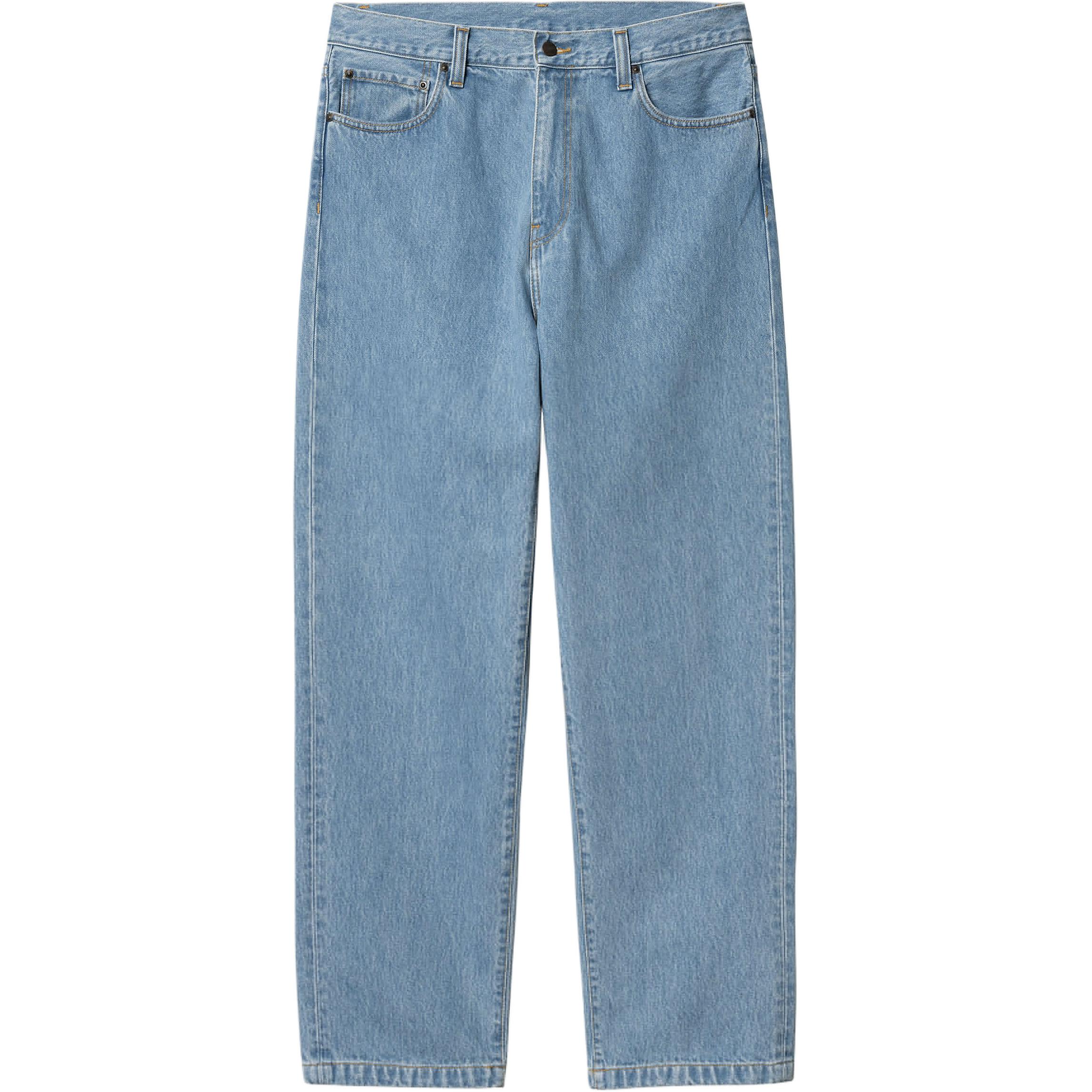 

Аарон джинсы Wide Leg Carhartt WIP, светло-голубой