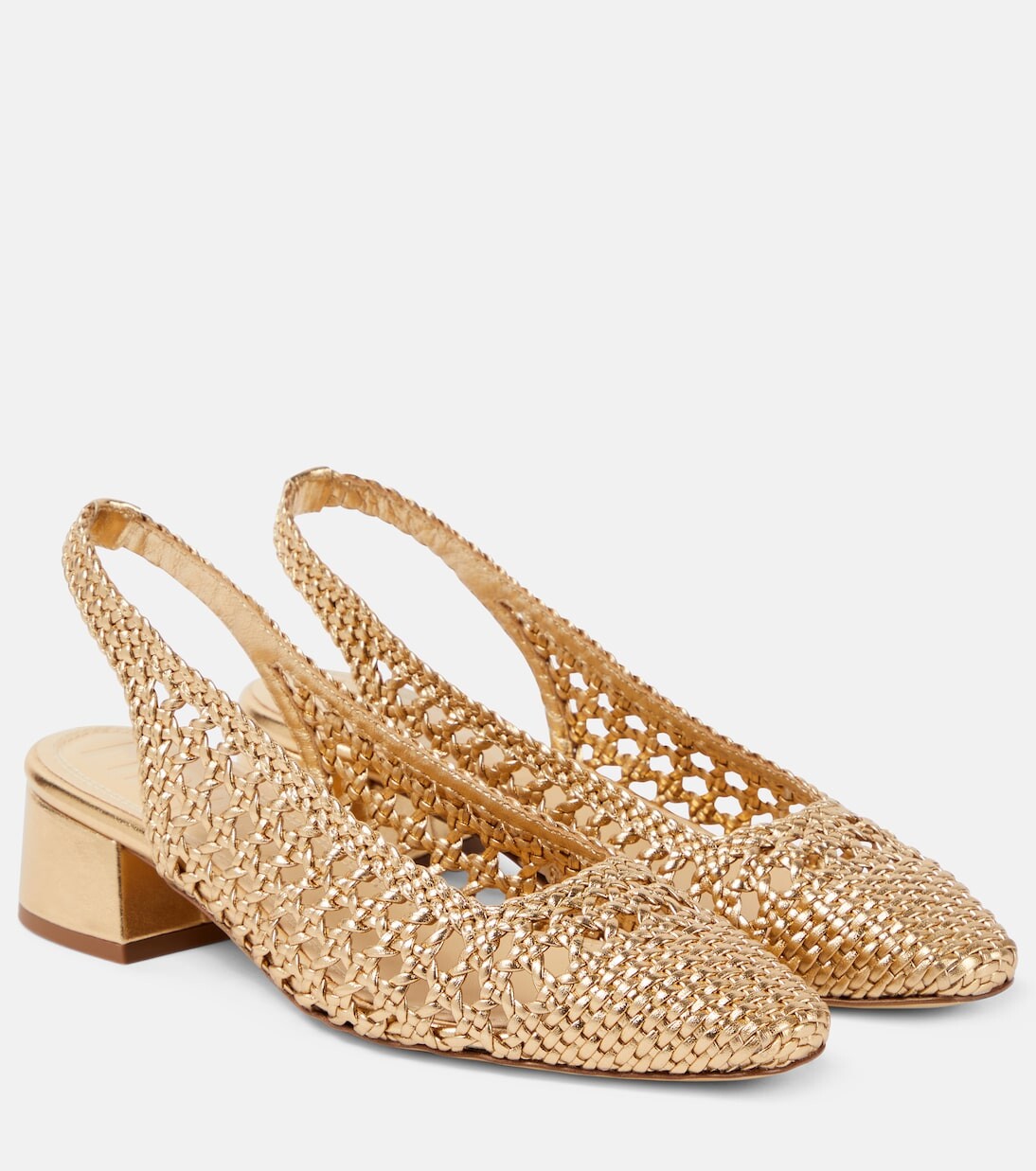 Кожаные туфли nova terragona с пяткой на пятке Souliers Martinez, желтый