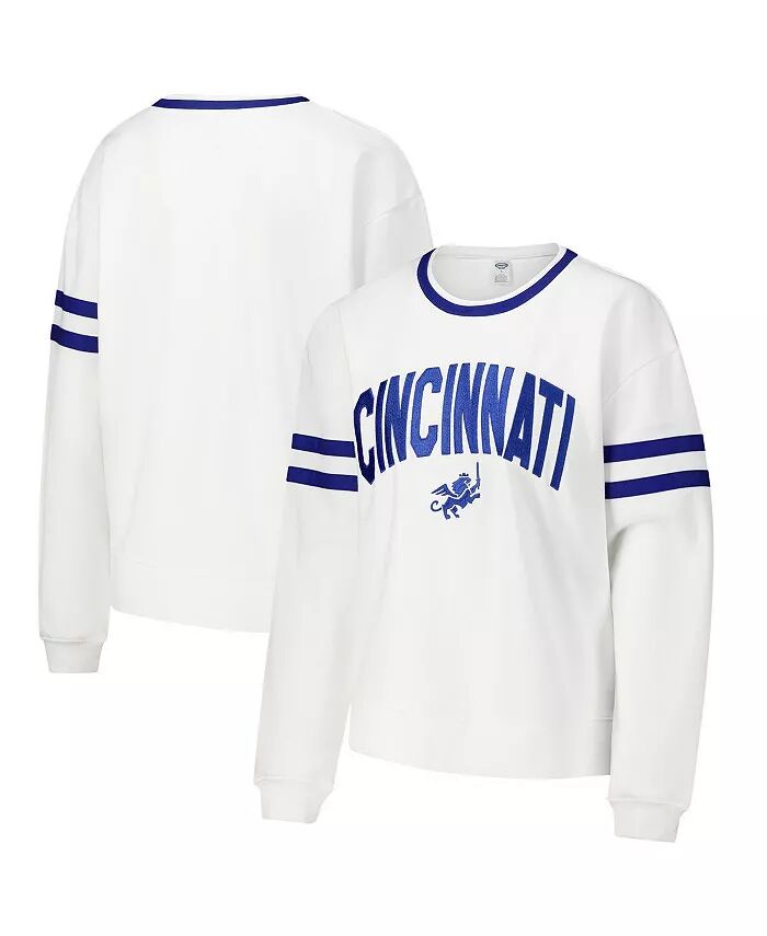 

Женская белая футболка FC Cincinnati Borough с длинным рукавом Concepts Sport