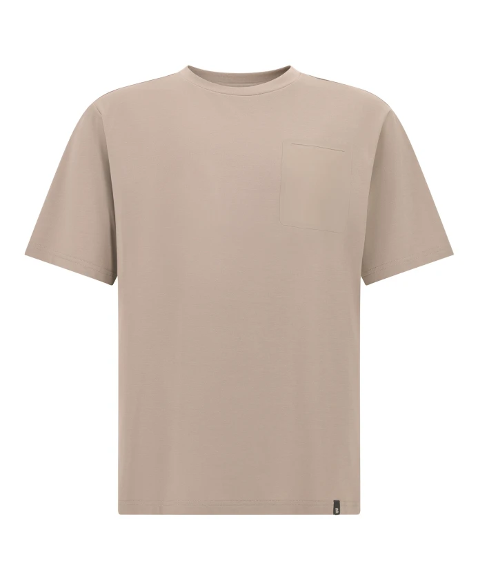 

Футболка B tech cool jade piquã с карманом Boggi Milano, бежевый