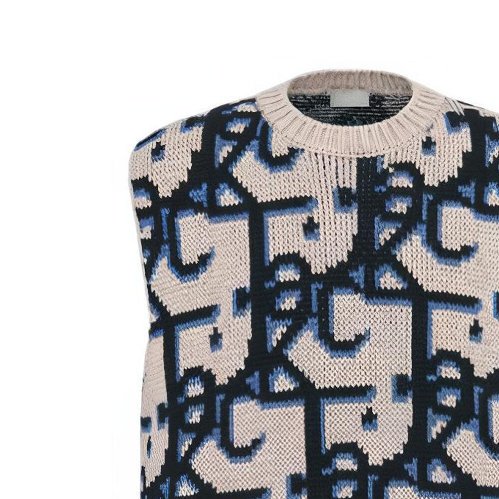 Travis Scott Quarterly Новые продукты Жилет мужской бежевый Dior, бежевый — фото 3