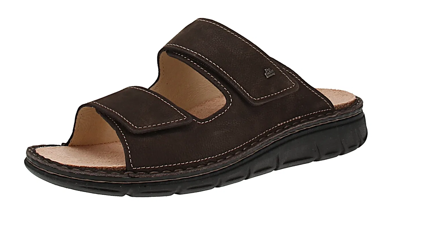 Домашние тапочки Rab из нубука Finn Comfort, коричневый