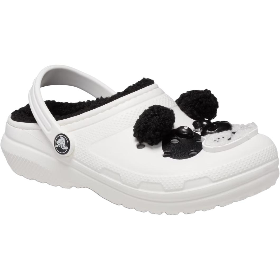 Crocs Детские сандалии анатомической формы с низким верхом, устойчивые к истиранию, черные, белые — фото 3