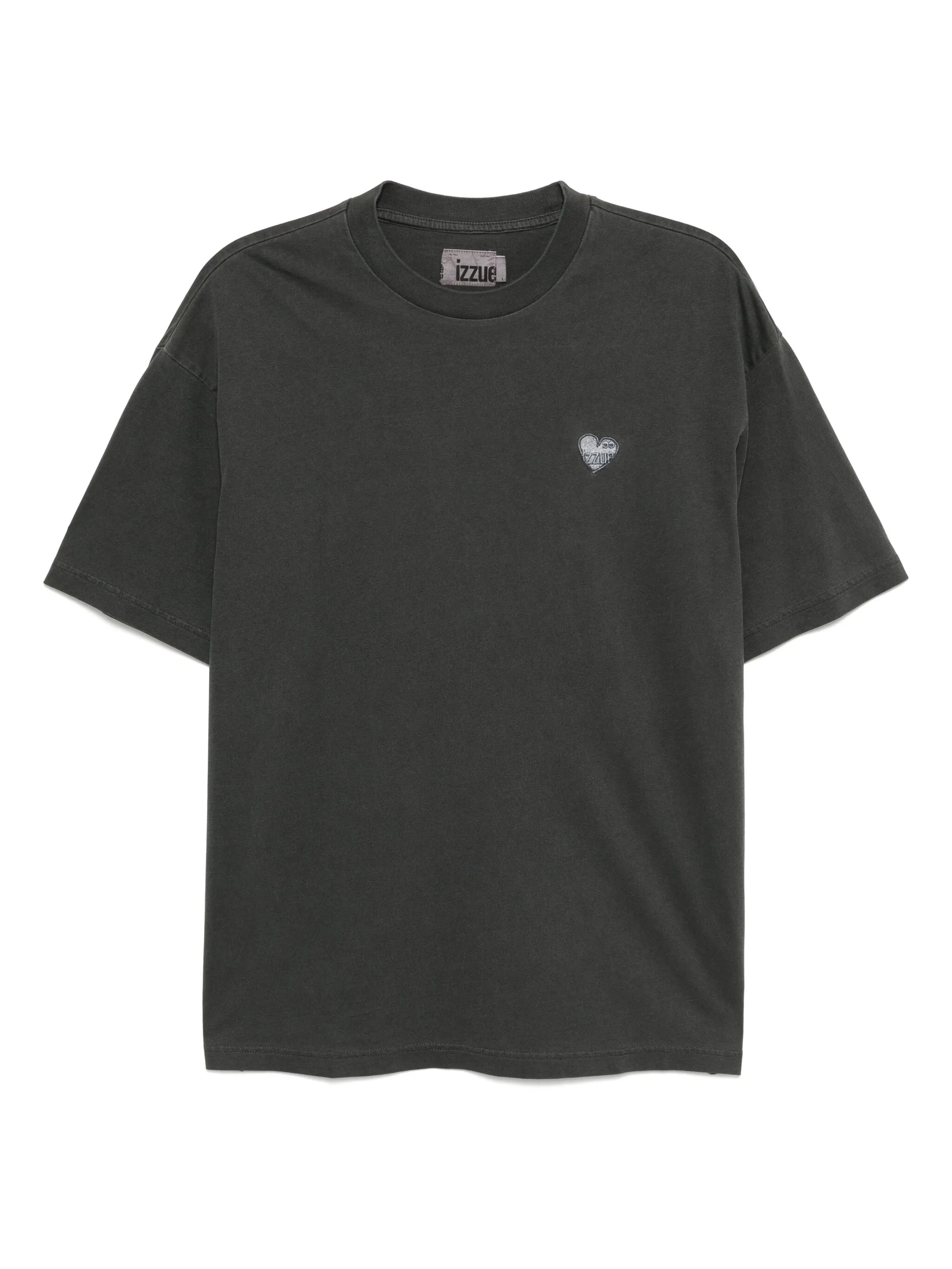 

Футболка с нашивкой-логотипом Izzue, серый