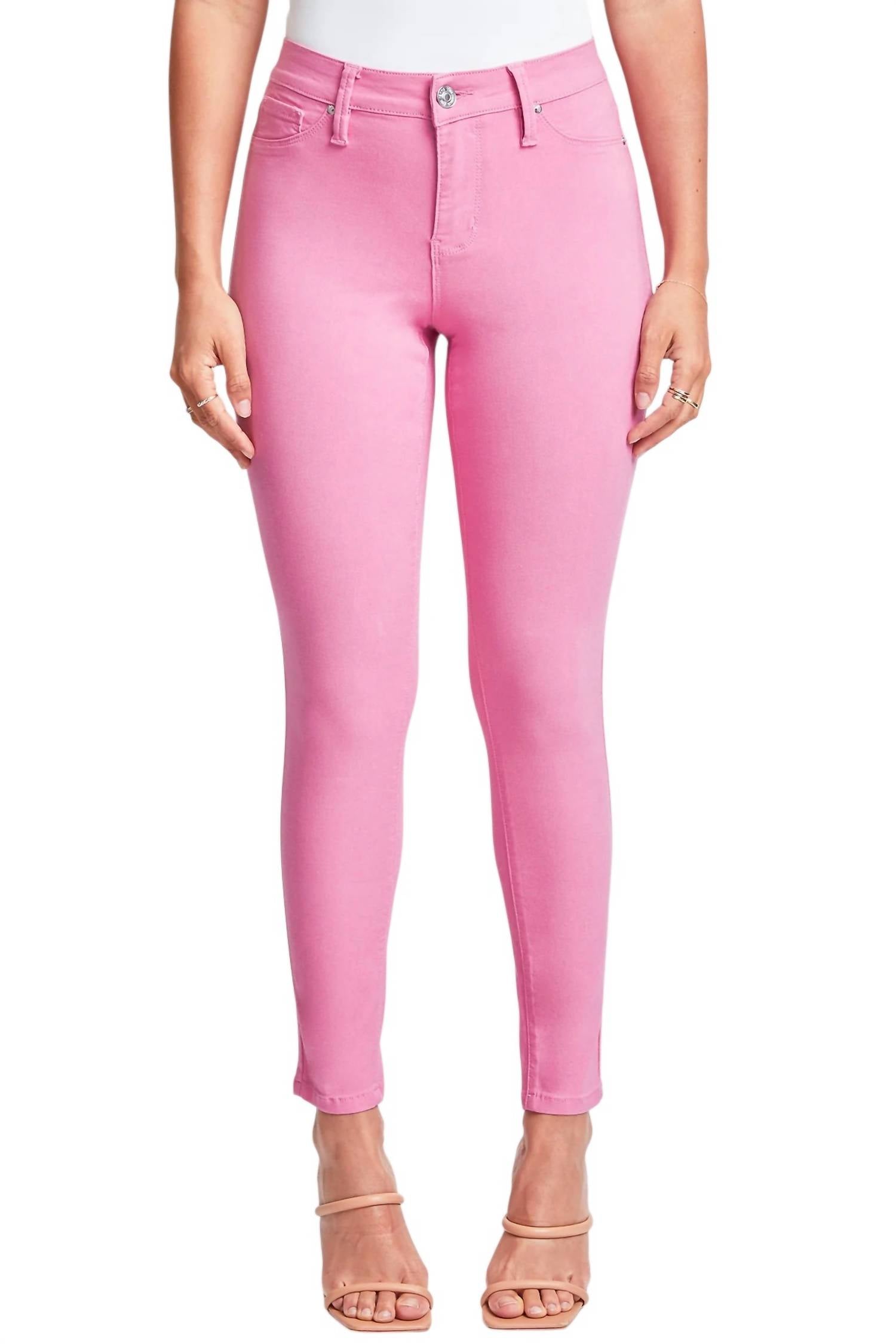 

Джинсы скинни Hyperstretch цвета Flamingo Pink YMI