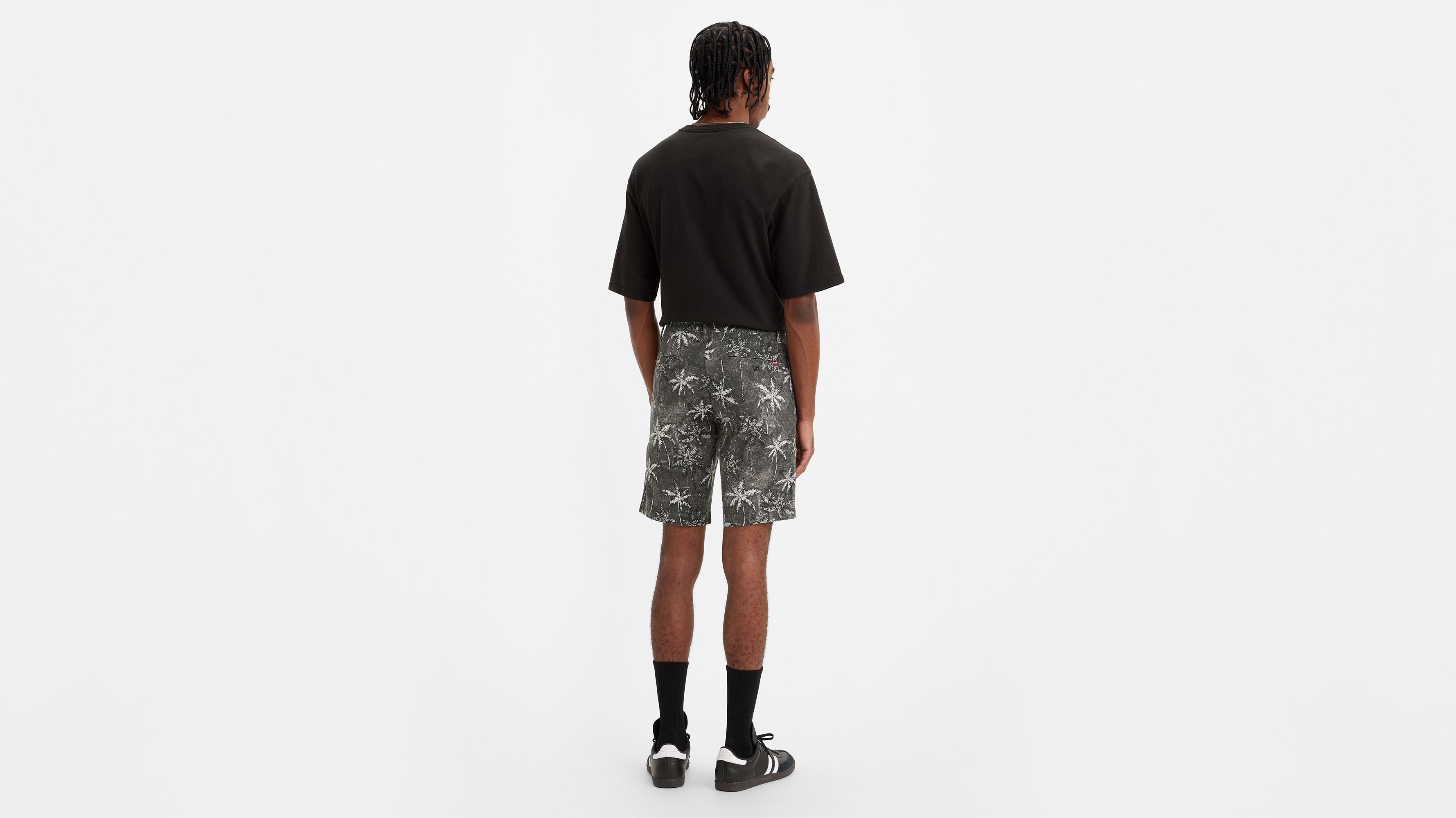 Мужские шорты Levi's Xx Chino Taper Fit Levi's, Batik Palm Meteorite - Black — фото 3